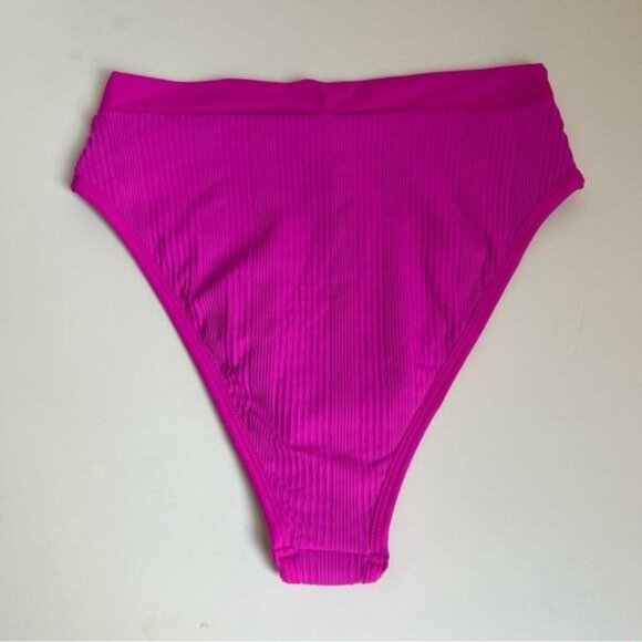 L*Space Frenchi Bitsy Bikini Bottom in Bright Fuchsia - L - Picture 4 of 6